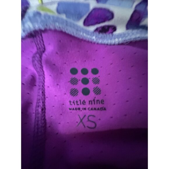 Title Nine Skirt Womens XS Purple Geometric Active Golf Skirt Skort - Picture 3 of 5